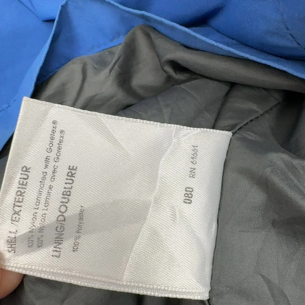 Vintage Windy Pass By The North Face Jacket Mens L Blue Gore-Tex Hooded Gorpcore